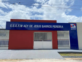 Notícia: Escola Acy de Jesus Barros Pereira é entregue a alunos com estrutura moderna e acessível